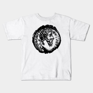 Metal detectorist Roman coin Kids T-Shirt